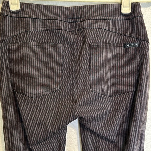 Sanctuary Anthropologie Houndstooth Brown/Black Pointe Leggings Pull On - XS - Picture 8 of 15
